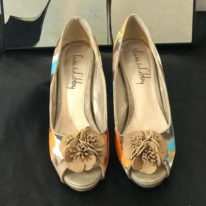 Multicolored Heeled Shoe